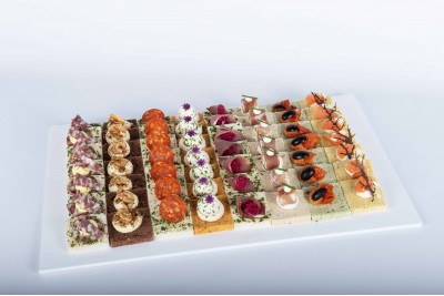 Canapés apéritifs variés